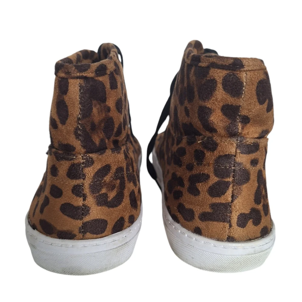 DV Dolce Vita SZ 8.5 Serene Leopard Print High-Top Sneakers‎